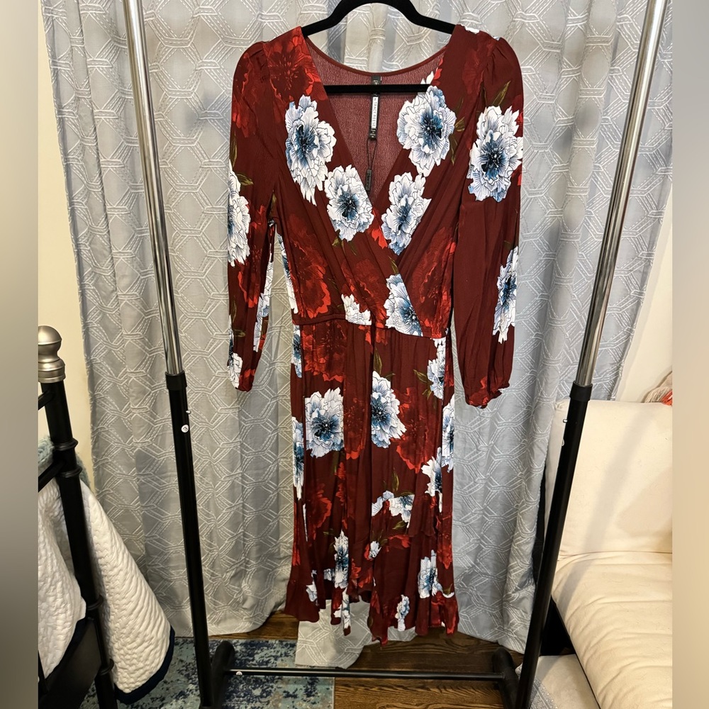 Anthropologie Floral Dress size M